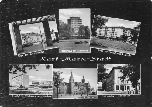 Karl-Marx-Stadt Mehrbildkarte gl1967 192.437