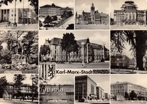 Karl-Marx-Stadt Mehrbildkarte gl1960 192.421