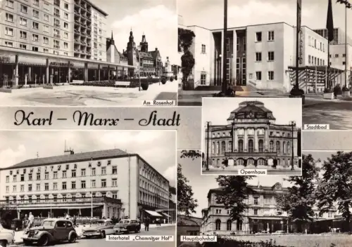 Karl-Marx-Stadt Mehrbildkarte gl1968 192.457