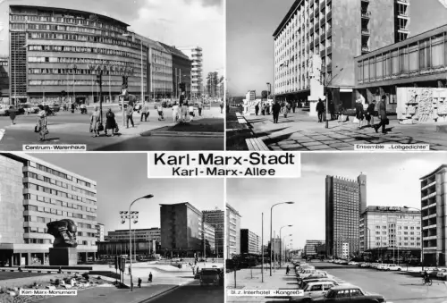Karl-Marx-Stadt Mehrbildkarte gl 192.455
