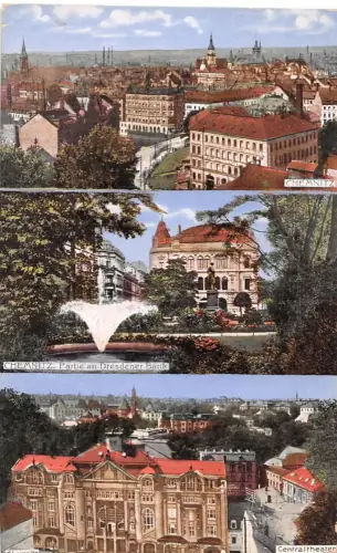 Chemnitz Mehrbildkarte gl1914 192.473