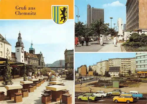 Chemnitz Mehrbildkarte ngl 192.460