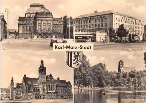 Karl-Marx-Stadt Mehrbildkarte gl1963 192.438