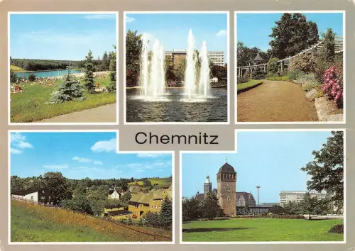 Chemnitz Mehrbildkarte ngl 192.464