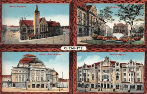 Chemnitz Mehrbildkarte gl1913 192.467