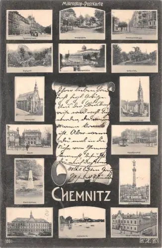 Chemnitz Mehrbildkarte gl1904 192.469