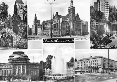 Karl-Marx-Stadt Mehrbildkarte gl 192.456