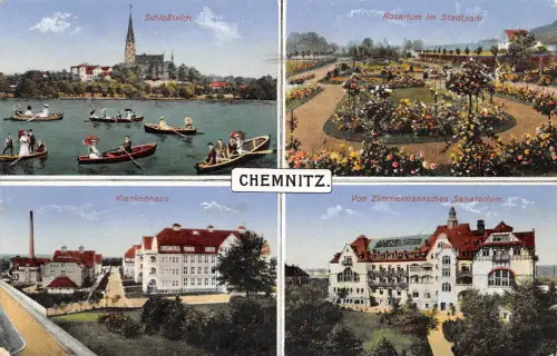 Chemnitz Mehrbildkarte gl1916 192.468
