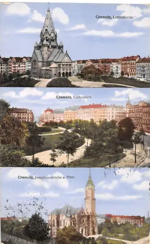 Chemnitz Mehrbildkarte gl1914 192.472