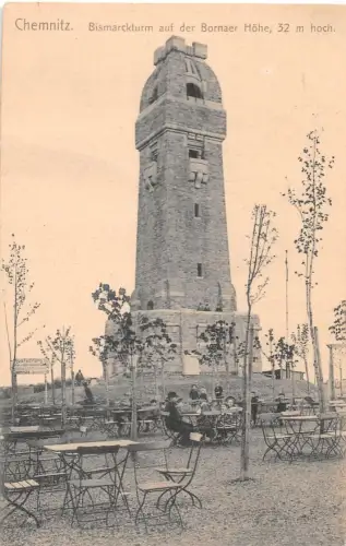 Chemnitz Bismarckturm auf der Bornaer Höhe ngl 192.499
