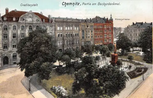 Chemnitz Partie am Beckerdenkmal gl1909 192.504