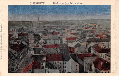 Chemnitz Blick vom Jakobikirchturm gl1911 192.497