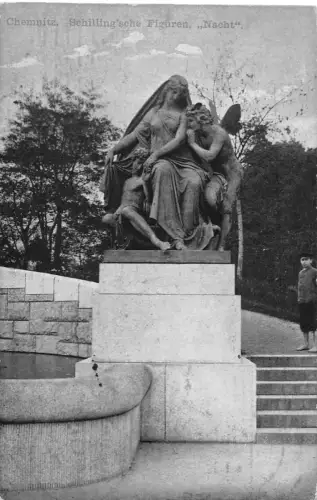 Chemnitz Schilling´sche Figuren Nacht gl1911 192.513
