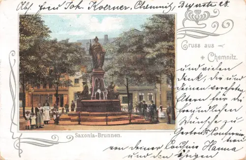Chemnitz Saxonia-Brunnen gl1900 192.514