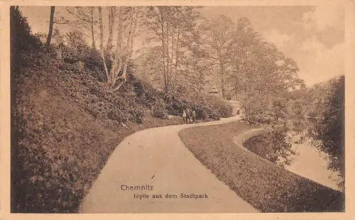 Chemnitz Idylle aus dem Stadtpark gl1922 192.520