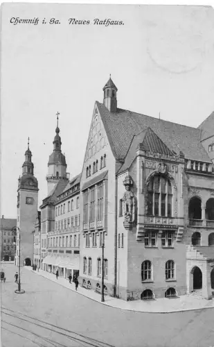 Chemnitz Neues Rathaus gl1914 192.549