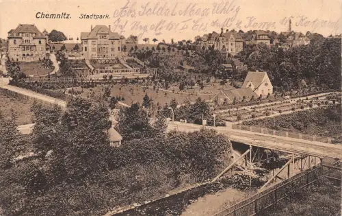 Chemnitz Stadtpark feldpgl1916 192.522