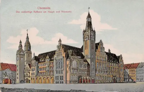 Chemnitz Das zukünftige Rathaus bahnpgl1909 192.539