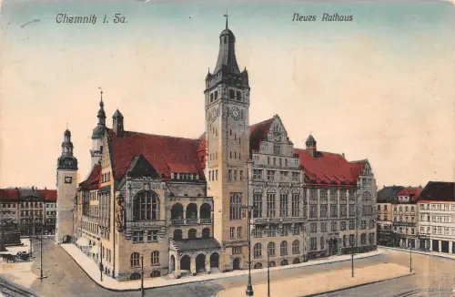 Chemnitz Neues Rathaus gl1912 192.548