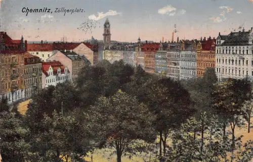 Chemnitz Zöllnerplatz feldpgl1917 192.564