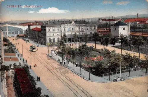 Chemnitz Hauptbahnhof feldpgl1911 192.595