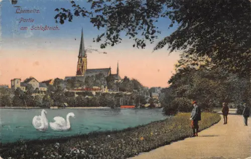 Chemnitz am Schloßteich gl1919 192.621