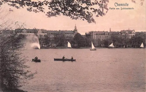 Chemnitz Partei am Schloßteich gl1907 192.619