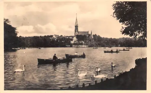 Chemnitz Schloßteich mit Schloßkirche gl 192.628