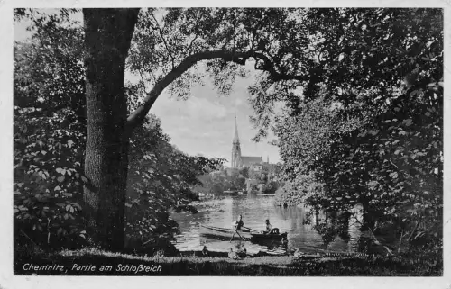 Chemnitz Partie am Schloßteich gl1943 192.622