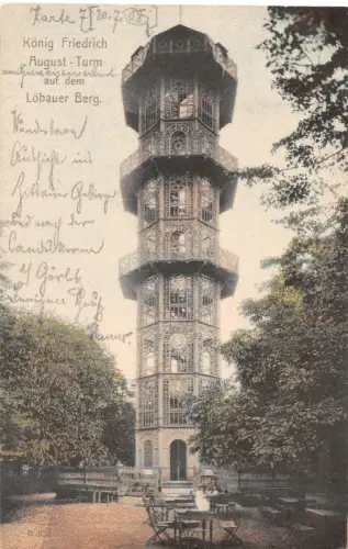 Löbau i.Sa. König Friedrich August-Turm gl1908 192.658