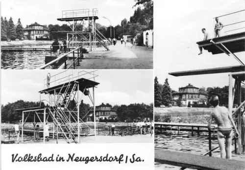 Neugersdorf Mehrbildkarte Volksbad gl1969 192.695
