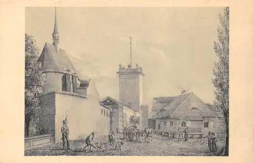 Zittau Ansicht des Weberthores 1829 ngl 192.716