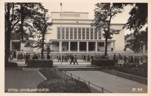 Zittau Grenzlandtheater Fotokarte gl1931 192.714
