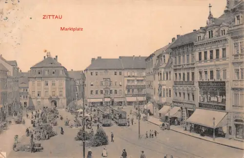 Zittau Marktplatz gl1910 192.720