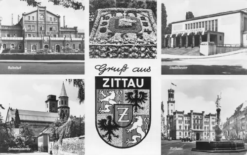 Zittau Mehrbildkarte gl1957 192.752