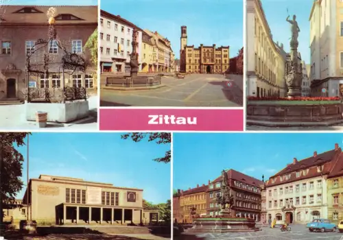 Zittau Mehrbildkarte gl1980 192.755