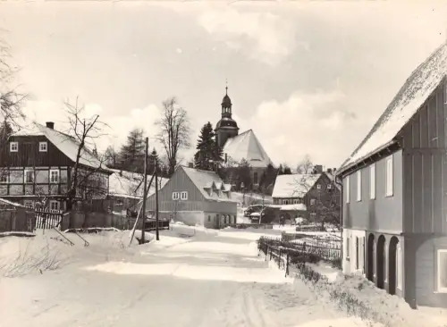Jonsdorf Straßensicht im Winter ngl 192.788