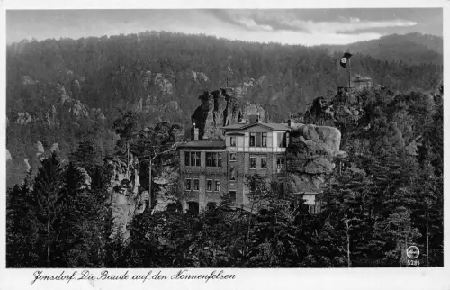 Jonsdorf Die Baude auf den Nonnenfelsen ngl 192.801