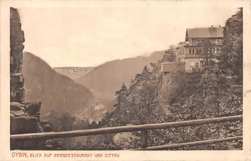 Oybin Blick auf Bergrestaurant ngl 192.822