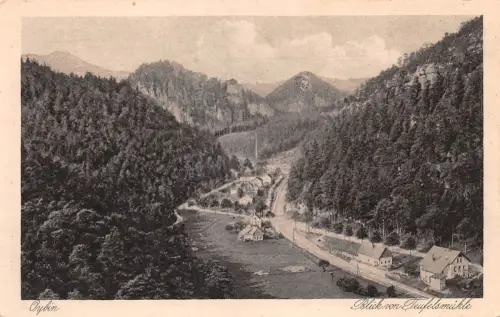 Oybin Blick von der Teufelsmühle ngl 192.846