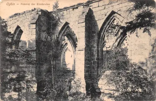 Oybin Fenster der Kirchruine ngl 192.829