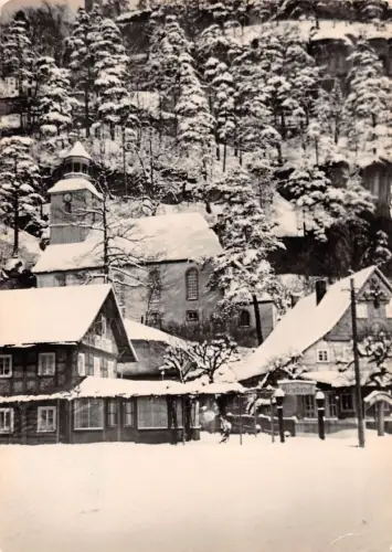 Oybin Kirche im Winter gl1963 192.855