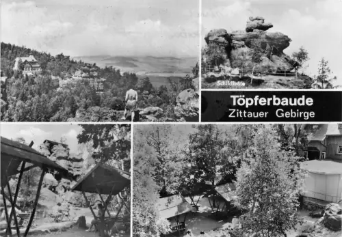 Oybin Mehrbildkarte Töpferbaude gl 192.894