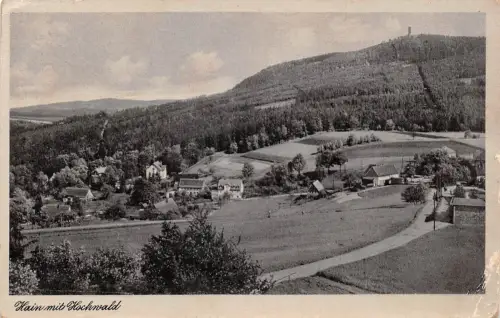 Hain bei Oybin mit Hochwald gl1950 192.903