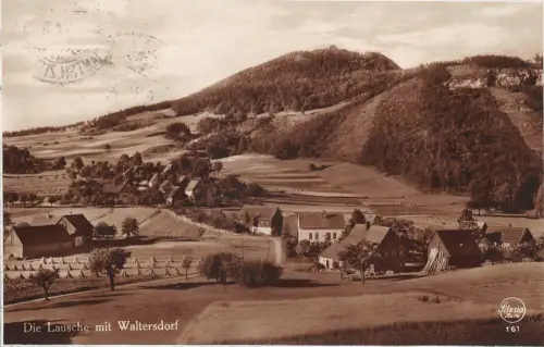 Waltersdorf a. d. Lausche Panorama gl1927 192.923