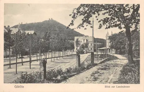 Görlitz - Blick zur Landeskrone ngl 192.951