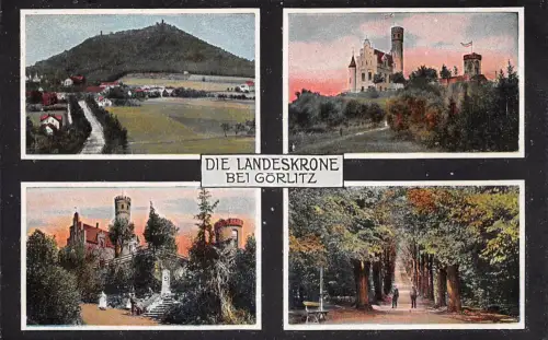 Görlitz Landeskrone Mehrbildkarte gl1922 192.966