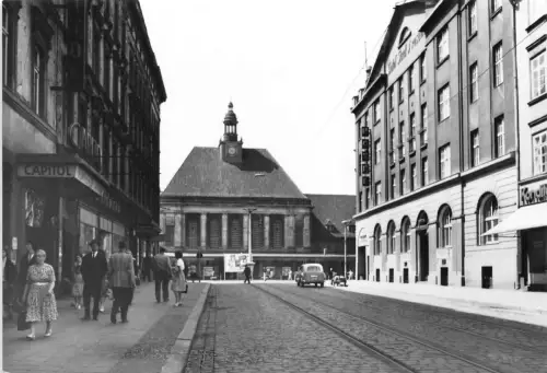 Görlitz Berliner Straße mit Bahnhof gl1969 192.983