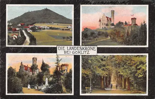 Görlitz Landeskrone Mehrbildkarte feldpgl1915 192.965