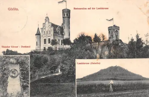 Görlitz Landeskrone Mehrbildkarte gl 192.962